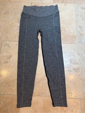 Pink women’s gray seamless high waist full length legging